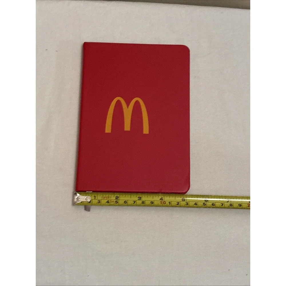 McDonalds Red Golden Arches Notebook Diary Small Lined Journal 5x8